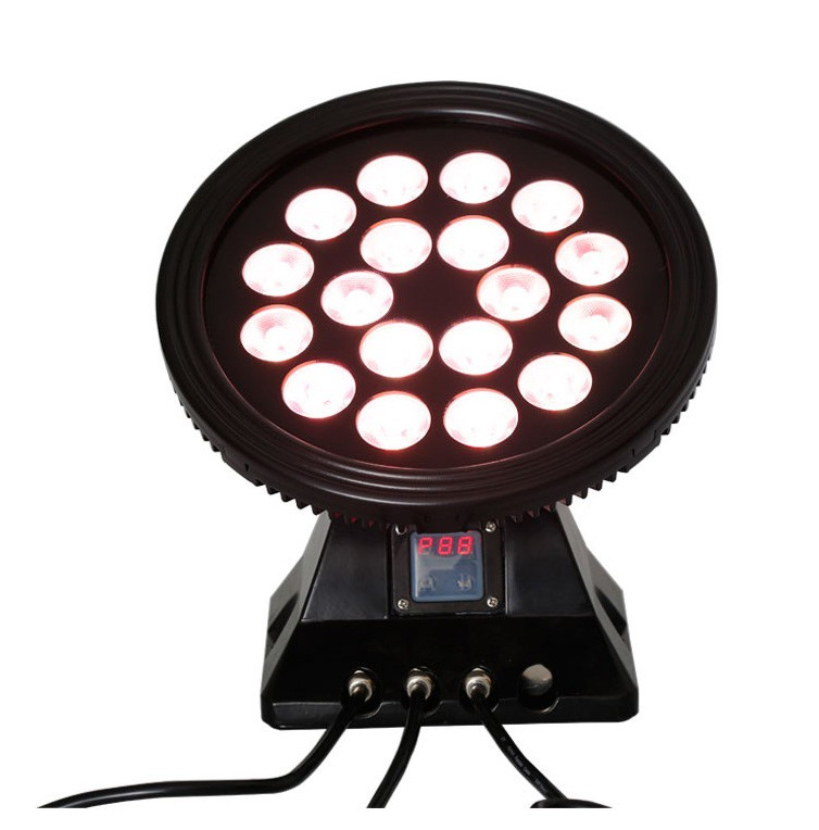 72w power led round wallwasher rgbw wall wash flood light