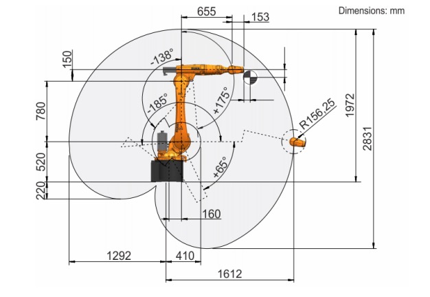 KR 16 R1610 Kuka Robot Arm With OTC DM350 Welder And Welding Torch Robot Industrial