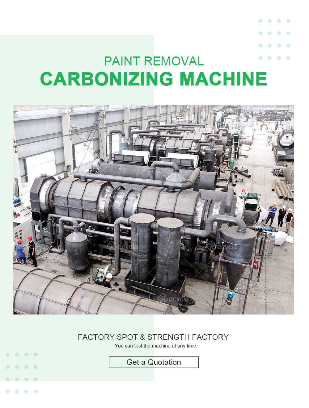 Aluminum Cans Paint Removing Machine UBC Decoating Furnace 800kg/h-1500kg/H