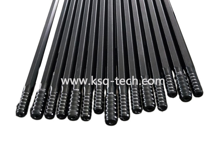 R25 R28 R32 Hexagon MF Extension Rods for Drifting and Tunneling With 610-6400mm Length , Thread System