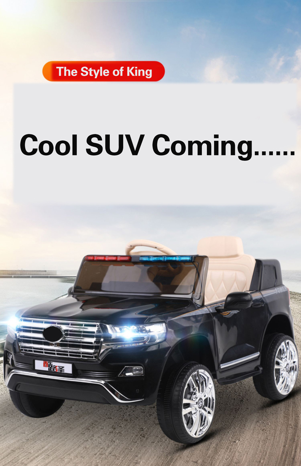Children's Electric Off-road Car with 2.4G Remote Control and Early Education Feature