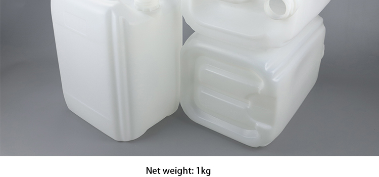 Caliber 47mm White Square HDPE Plastic Water Tank 20 Ltr 450g