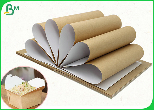 High Resistance Freezing White Back Kraft Paper 325g 365g Of 31inch 35inch