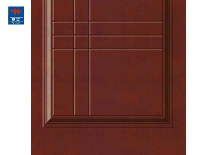 Main Entrance Fireproof Residential Single Iron Front Door