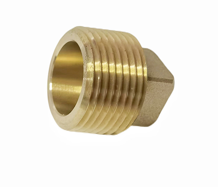 1/2inch NPT Solid Brass Pipe Plugs Fitting Square Head Rustproof