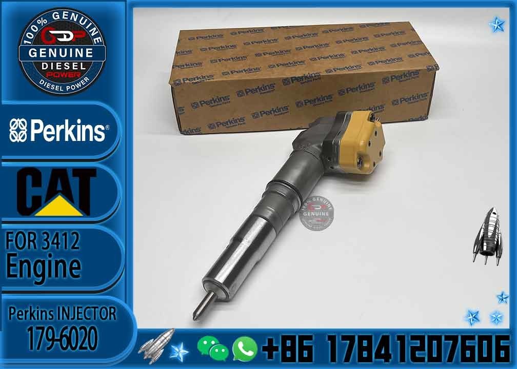 Construction Machinery Parts Diesel 3412E Engine Fuel Injector 174-7528 20R-4148 179-6020
