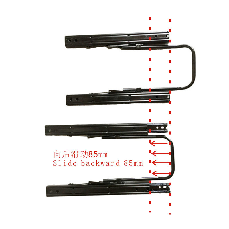 double lock caravan slider bus seat manual rail for van seat good quality seat sliding and the seating runner