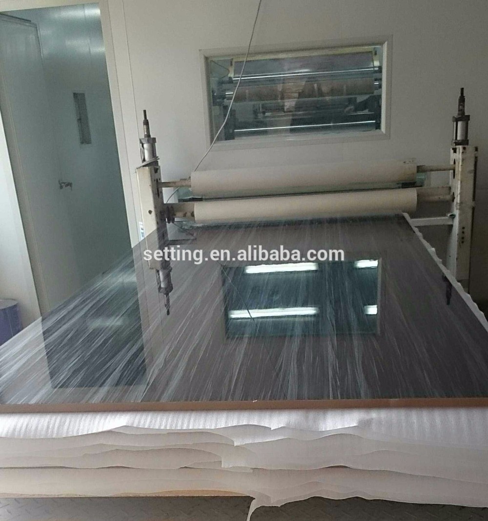 acrylic mdf board veneer grain kitchen door