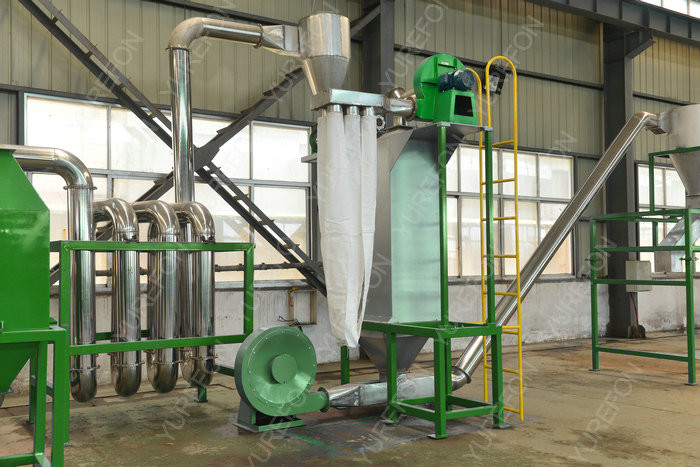 300 - 1500 Kg/H PET Bottle Plastic Washing Recycling Machine with Stainless Steel High Speed Friction Washing