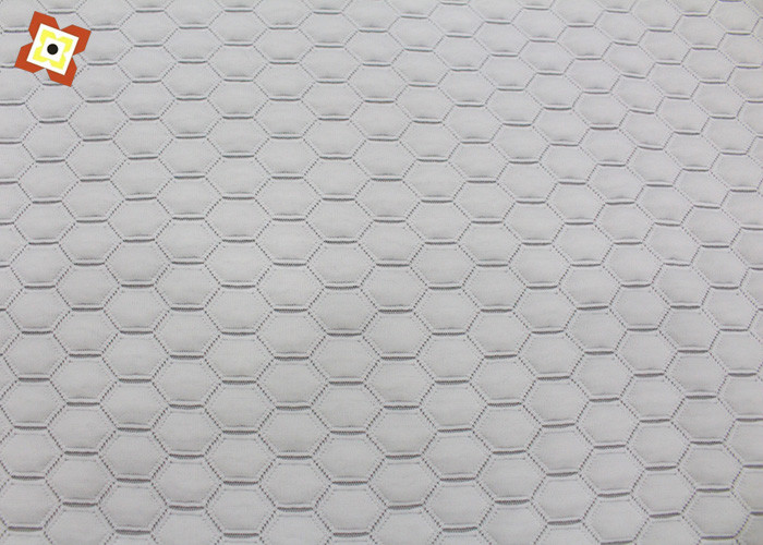 Air Layer Elastic Mattress Quilting Fabric Jacquard Grey Bamboo Fiber Mattress Pillow Fabric