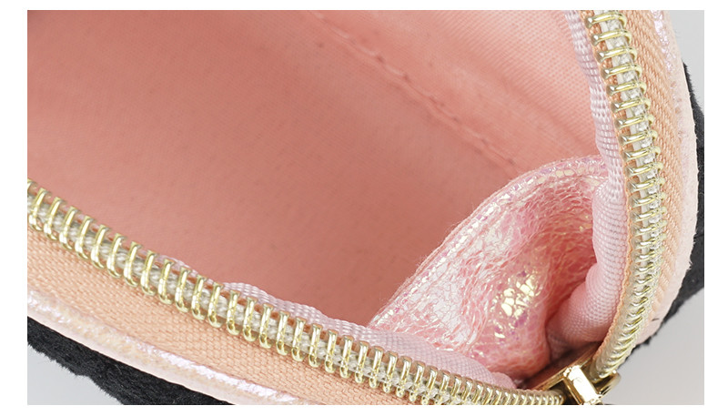 Shell Shape Velvet Cosmetic Toiletry Bag For Girls