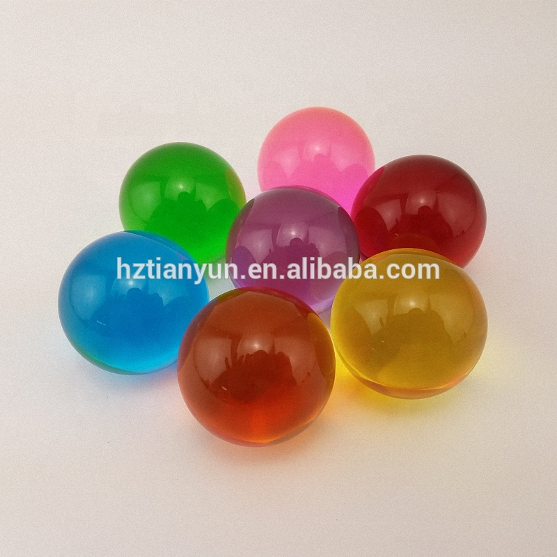 D60mm Clear Acrylic Ball Logo Print Unisex For Sports Toy