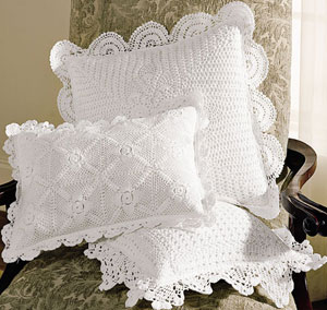 square Asian style colorful corchet hook made cotton pillow cover cushion overlay as home