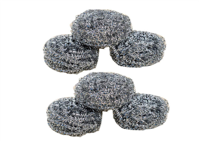 20g Galvanized Steel Wire Ball Cleaning , Mesh Scourer Cleaning Ball
