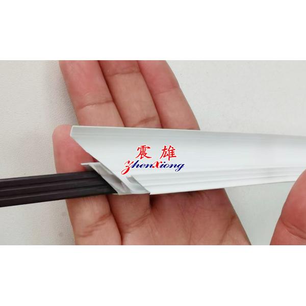 Simple Operation Door Gasket Production Line Magnetic Strip Inserting Machine Fixed Length Cutting Door Gasket Machine