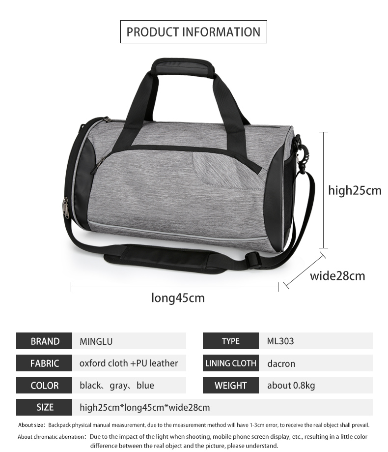 Animal Prints Travel Duffle Bag Sports Fitness Duffel Bag Multi Compartment