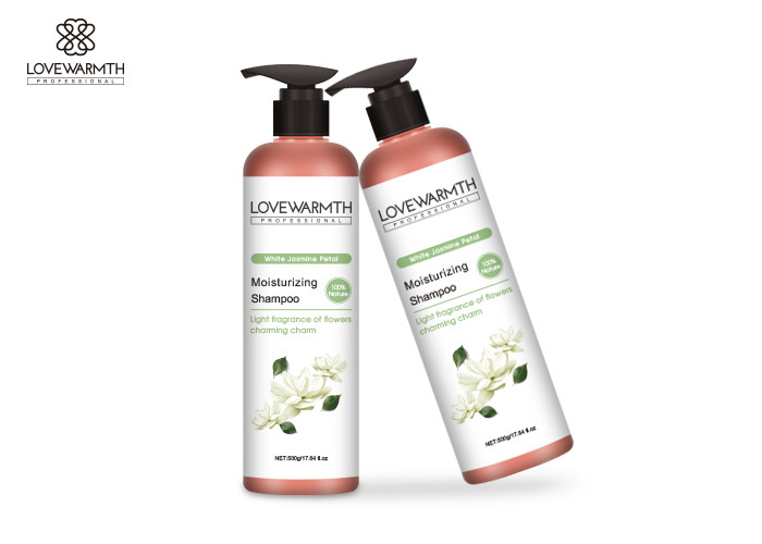 500ml Light Flowers Natural Fragrance Shampoo , Jasmine Petal Moisturizing Shampoo For Natural Hair