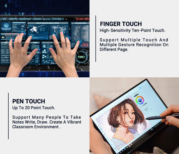 OEM 19 Inch USB Multi Touch Capacitive Touchscreen Industrial
