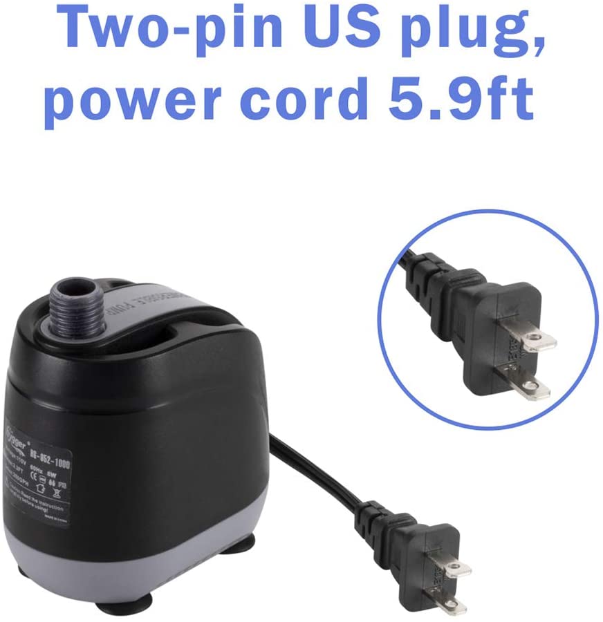 1180GPH Submersible Pump For Aquarium Water Change