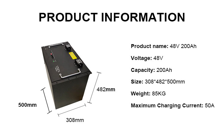 Stackable 48 Volt 200ah Lithium Battery Lithium Iron Phosphate Batteries For Solar Storage