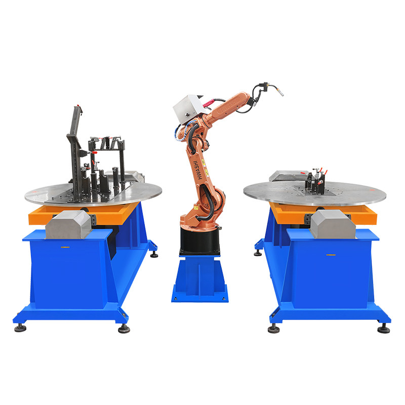 Robot Arm 6 Axis Motorcycle Frame Robotic Welding Station Robot Welding Positioner