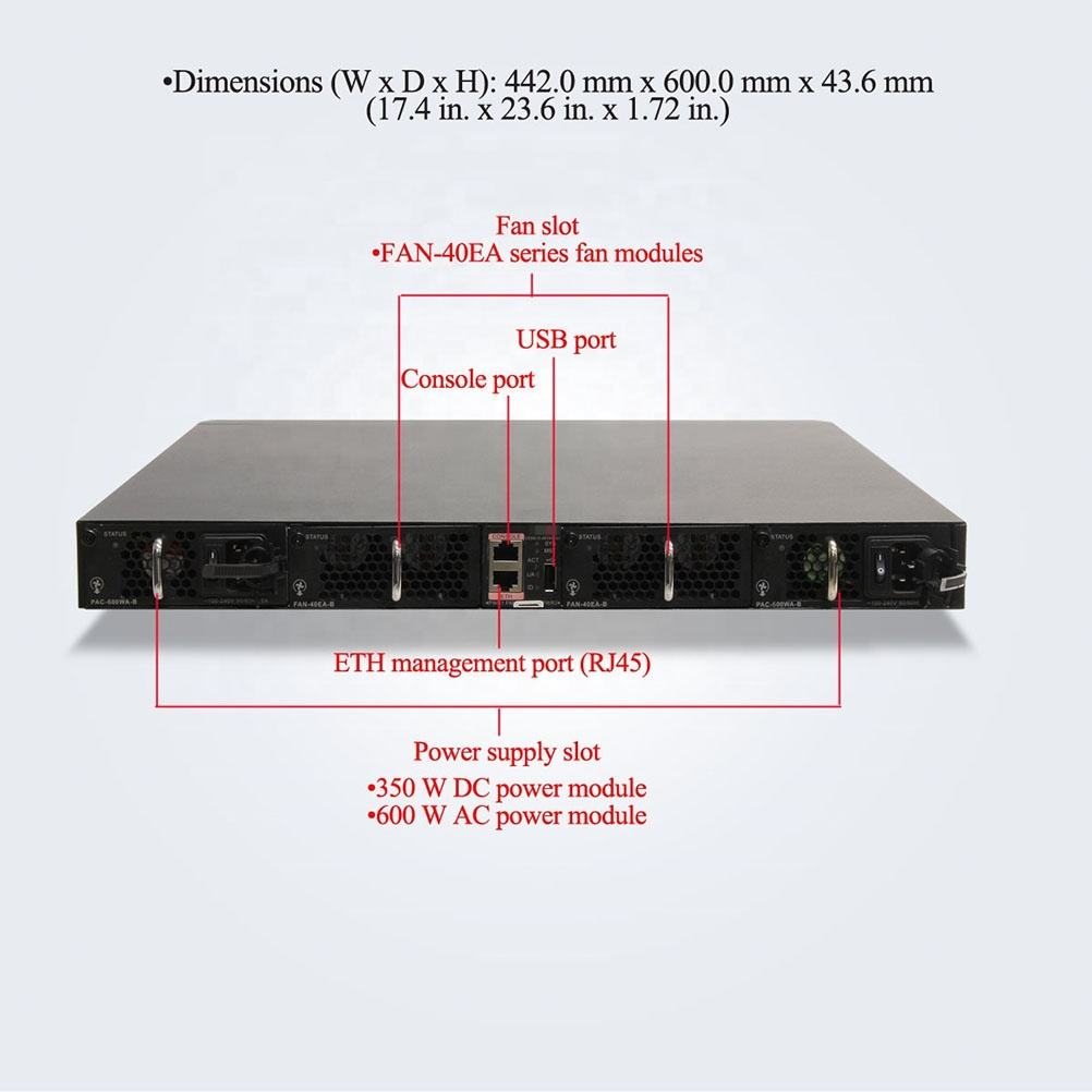 10/100/1000Mbps Transmission Rate CE68 10-48 S4 Q-LI Switch for Enterprise Data Center of Superior and QoS Function