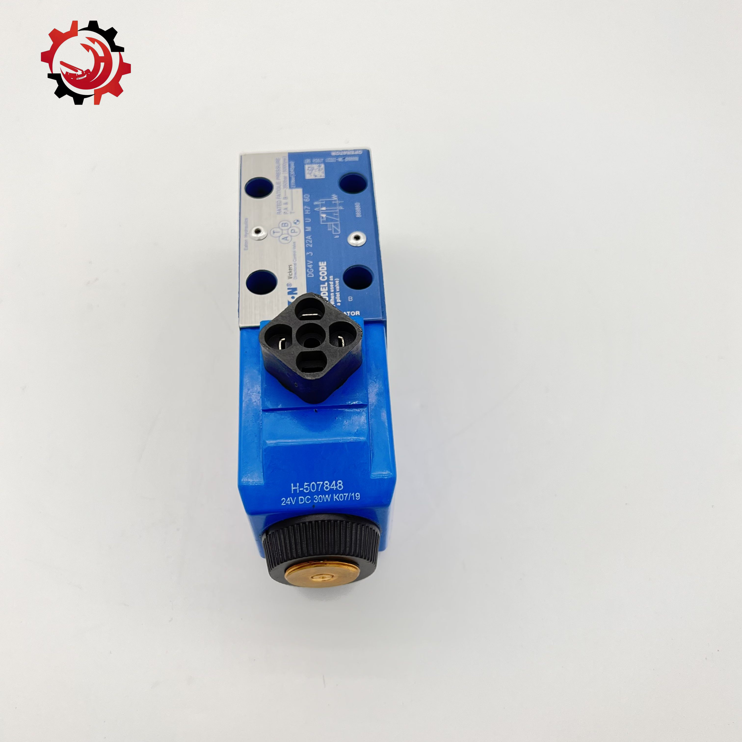 Hydraulic DG4V 3 22A M U H7 60 Concrete Pump Car Pump Parts Solenoid Directional Valve 24V for Eaton Vickers