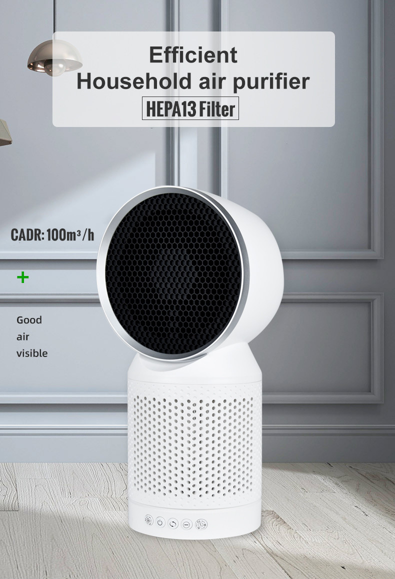 Desktop Personal Ion Plasma Hepa Air Purifier For Home Office