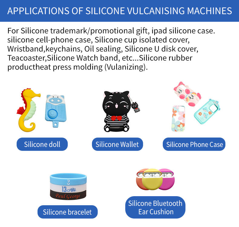 70T Silicone Cartoon Cell Phone Cover Vulcanizing Machine