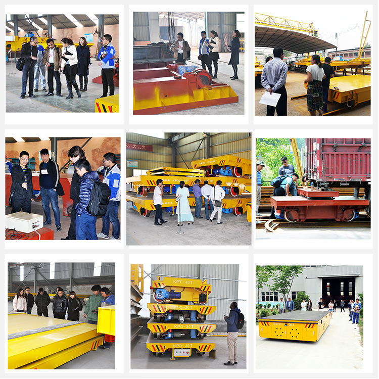 Rail battery high temperature resistant slag ladle transfer cart