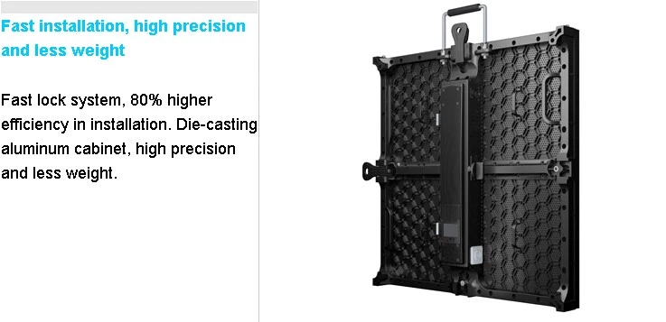 Ultra Slim Stage LED Screens Outdoor P4.81 Video Wall 8 Levels Brightness Adjustment