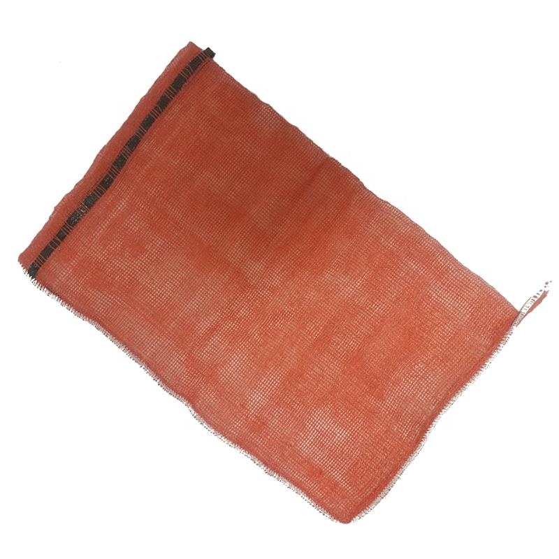 Customized Size HDPE Mesh Bag for Vegetable and Fruit PE Raschel Net Potato Bag 50kg