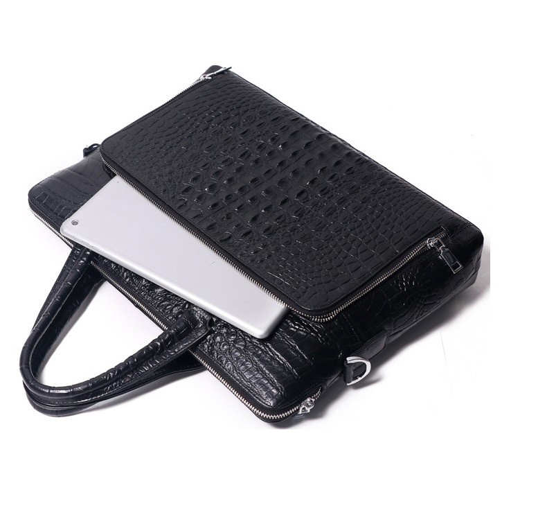 Genunie Leather Laptop Briefacse Messenger Bag For Men BRB07