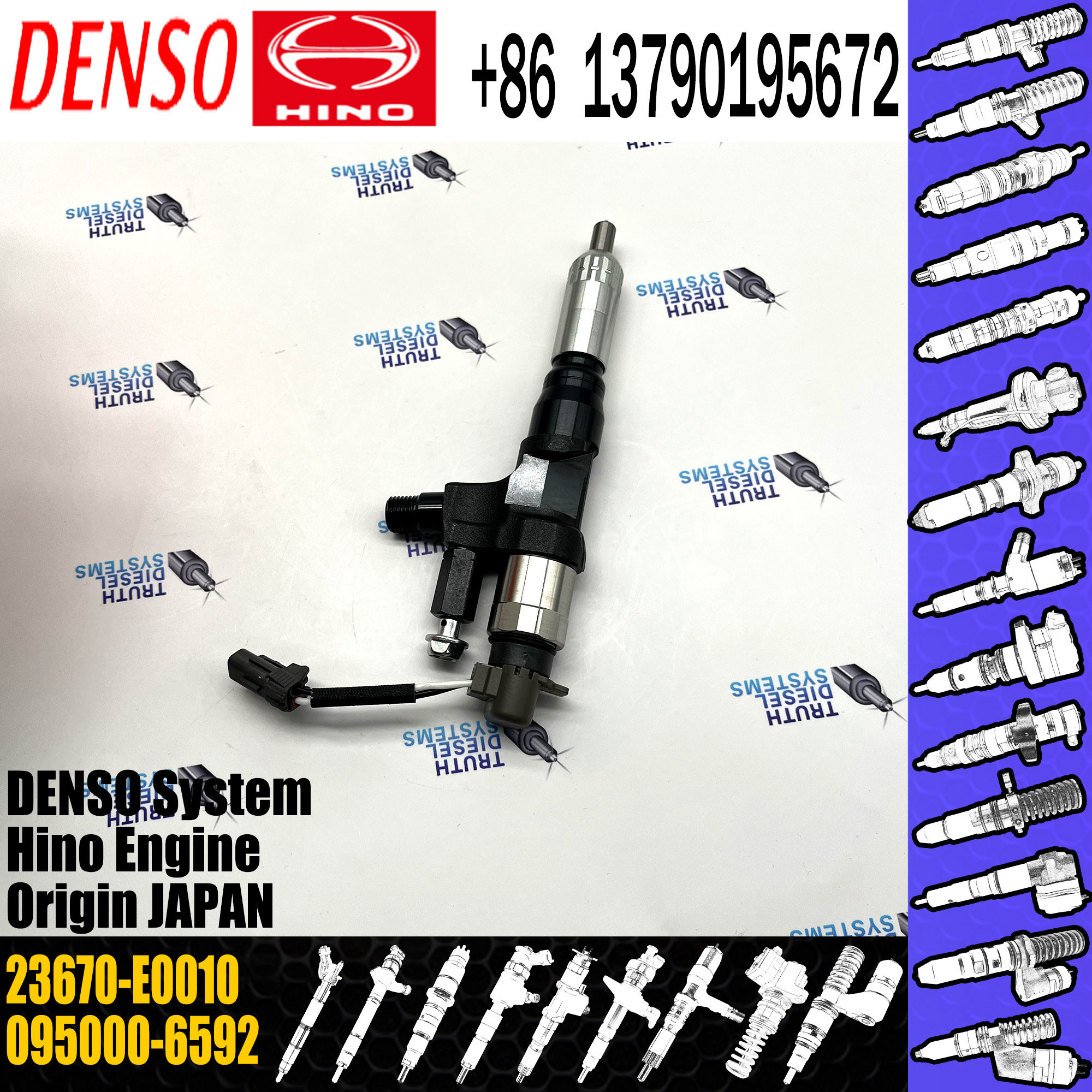 23670-E0010 DENSO Diesel Injector