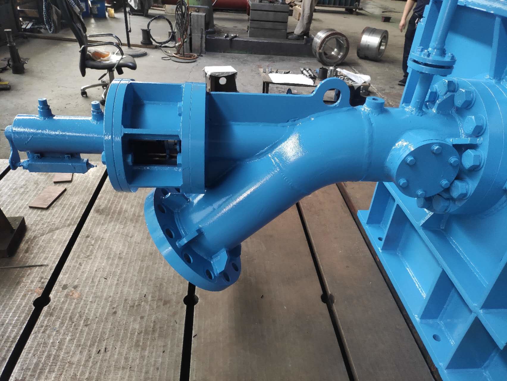100-1000A Rated Current Air / Oil Cooled Cast Iron / Stainless Steel Pelton Type Turbine Generator