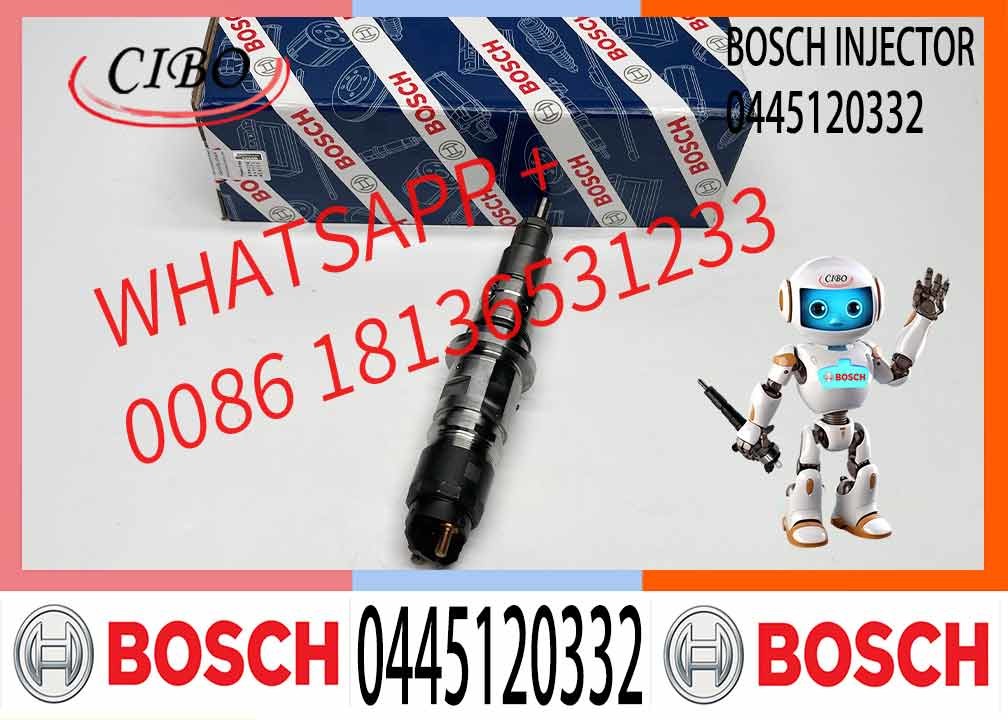 Fuel Pump Assembly Injector 0 445 120 332 Nozzle Injector 0445 120 332 0445120332 For Engine Car