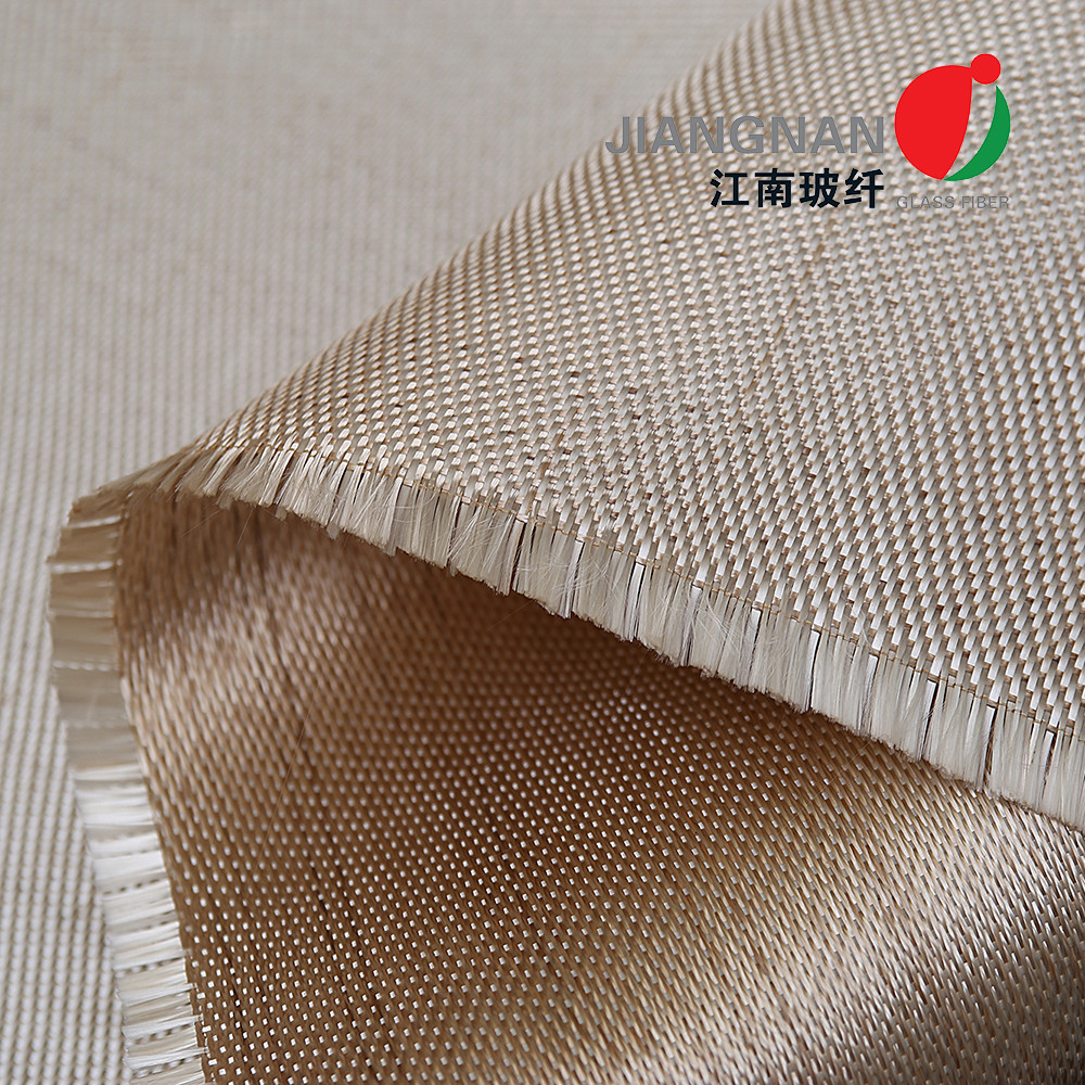 Heat Treated Fiberglass Cloth With Wire WHT800 Woven Glass Fiber Fabric