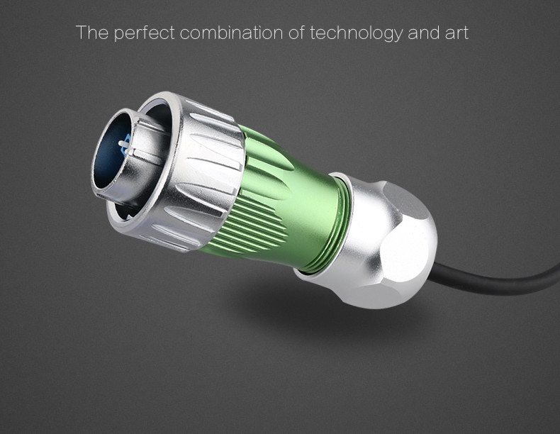 2018 DH24 Pogo Optical Fiber Circular WaterProof Connector for Signal Transfer, Metal Plug and Socket with Dust Cover
