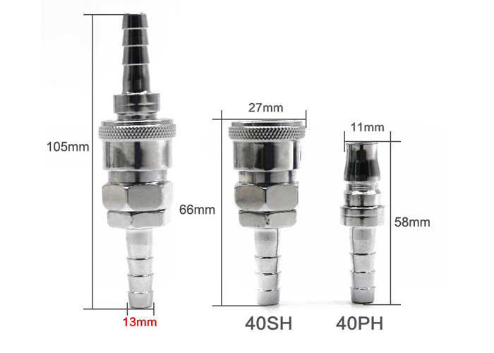 Type C Self Locking Air Pipe Connector / Pneumatic Pipe Connector Pp-30 Sm Sf Pm