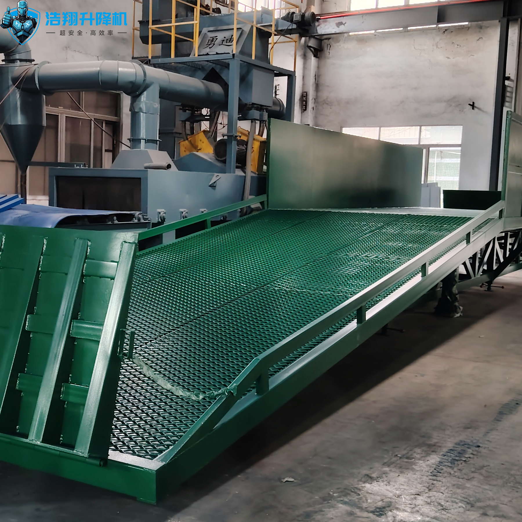 Mobile Container Dock Ramp Forklift Container Ramp Large Container Load Ramp