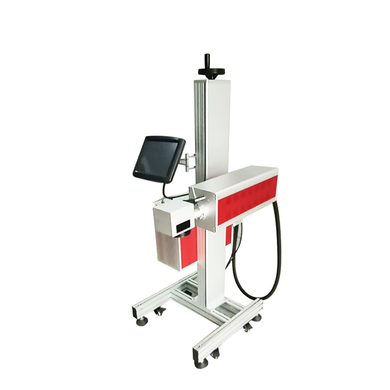100W Fiber Laser Marking Machine 30w Flight Marking For Metal Acrylic