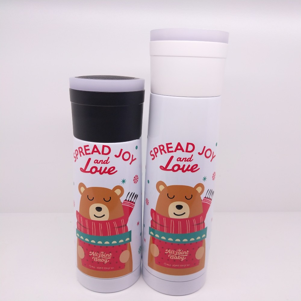 High Quality Speakers personality cup doule wall stainless steel vacuum water bottle for christmas gifts