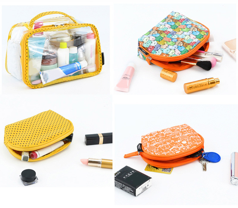 Fashion Large Capacity Multi-Function Cosmetic Bag 4 Pieces Sets