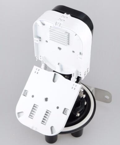 24 Core Weatherproof Fiber Enclosures , Dome Joint Closure Fiber Optic