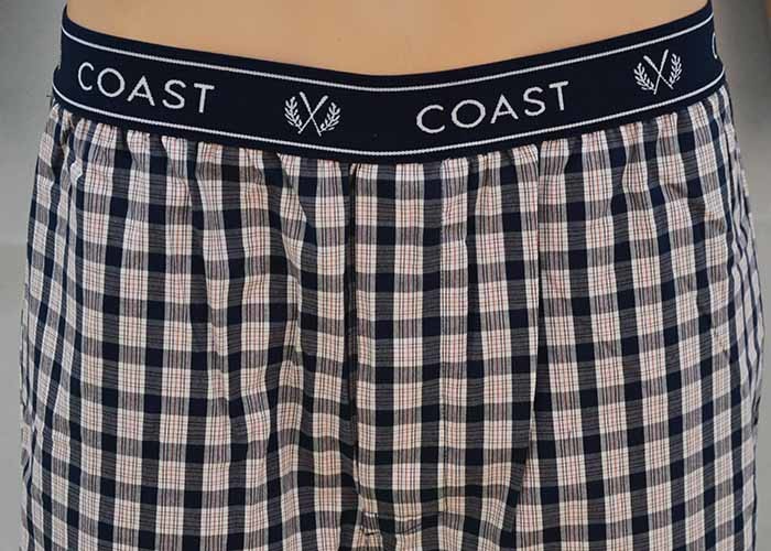 Cotton Jersey Men'S V Neck Pajamas / Mens T Shirt And Woven Shorts Pyjamas With Side Pockets