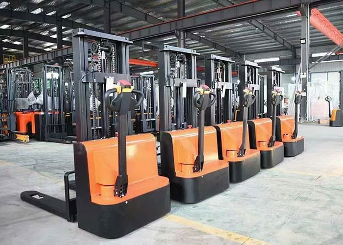 1000kg 2500mm Counter Balance Electric Pallet Stacker