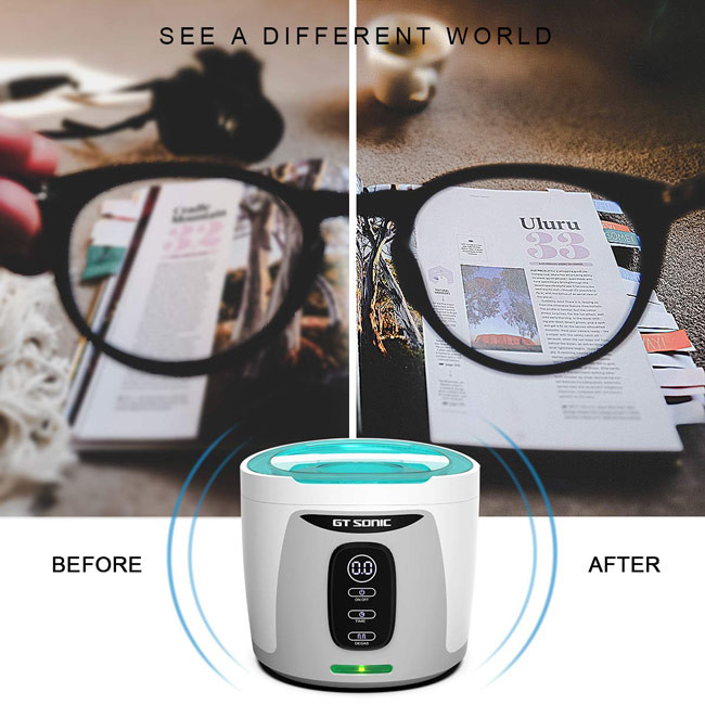 Digital Detachable Household Ultrasonic Washer SS304 40kHz For Watch / Jewelry