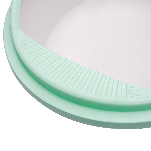 Popular Modern Cat Litter Box Logo Printing Plastic Cat Litter Box For Small Animals