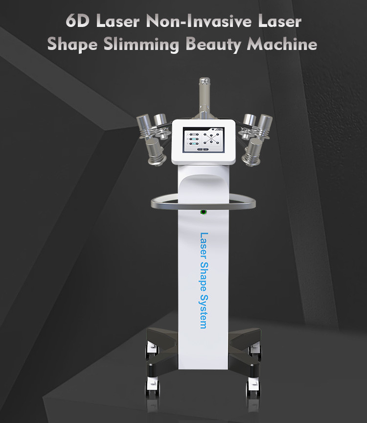 Air Cooled 300W Fat Melting Device Non invasive 6D Laser Slimming Machine For Lifts Buttocks