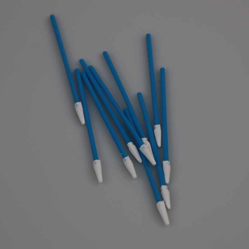 Mini Pointed Sharp Head Dustless Disposable Cleanroom Polyester Swab